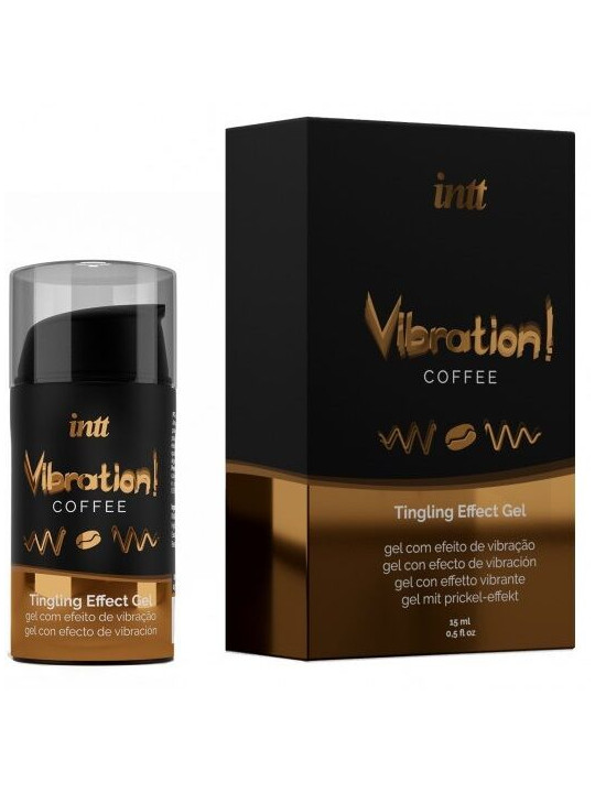 INTT MASSAGE & ORAL SEX - GEL DE MASAJE SABOR A CAFÉ EFECTO CALOR
