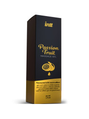 INTT MASSAGE & ORAL SEX - GEL DE MASAJE SABOR A FRUTA DE LA PASIÓN EFECTO CALOR