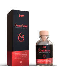 INTT MASSAGE & ORAL SEX - GEL DE MASAJE SABOR A FRESA EFECTO CALOR