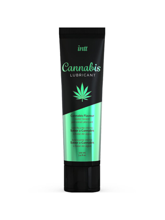 INTT LUBRICANTS - LUBRICANTE INTIMO BASE AGUA CON SABOR A CANNABIS