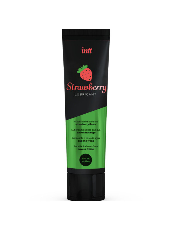 INTT LUBRICANTS - LUBRICANTE ÍNTIMO BASE DE AGUA SABOR A FRESA