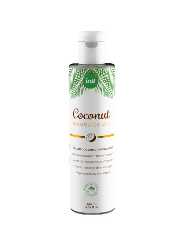 INTT - ACEITE DE MASAJE VEGANO DULCE CON SABOR A COCO RELAJANTE