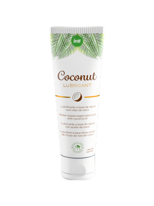 INTT - LUBRICANTE VEGANO A BASE DE AGUA CON SABOR INTENSO A COCO
