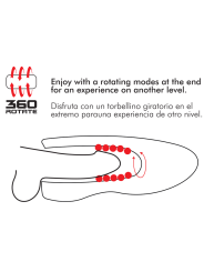 JAMYJOB - SPIN-X MASTURBADOR CON ROTACIÓN Y FUNCIÓN CALOR