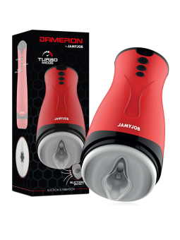 JAMYJOB - MASTURBADOR DE SUCCIÓN Y VIBRACIÓN DAMERON