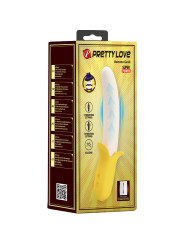 PRETTY LOVE - BANANA GEEK SUPER POWER 7 VIBRACIONES UP&DOWN SILICONA NEGRO