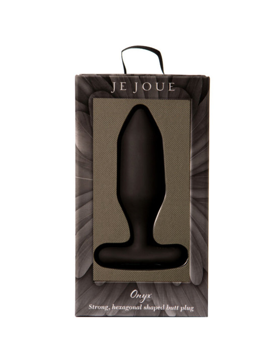JE JOUE - ONYX PLUG ANAL VIBRADOR NEGRO
