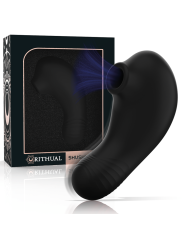 RITHUAL - SHUSHU PRO POCKET ESTIMULADOR CLITORIS 2 POTENTES MOTORES AZABACHE