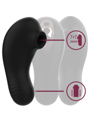RITHUAL - SHUSHU PRO POCKET ESTIMULADOR CLITORIS 2 POTENTES MOTORES AZABACHE