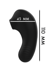 RITHUAL - SHUSHU PRO POCKET ESTIMULADOR CLITORIS 2 POTENTES MOTORES AZABACHE