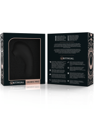 RITHUAL - SHUSHU PRO POCKET ESTIMULADOR CLITORIS 2 POTENTES MOTORES AZABACHE