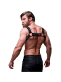 FETISH SUBMISSIVE ATTITUDE - ARNÉS DEPORTIVO AJUSTABLE NEOPRENO PECHO HOMBRE