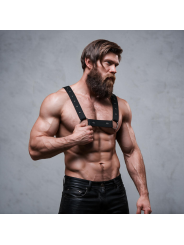 FETISH SUBMISSIVE ATTITUDE - ARNÉS DEPORTIVO AJUSTABLE NEOPRENO PECHO HOMBRE