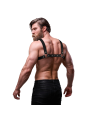 FETISH SUBMISSIVE ATTITUDE - ARNÉS BULLDOG AJUSTABLE ECOPIEL PECHO CRUZADO HOMBRE