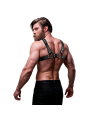 FETISH SUBMISSIVE ATTITUDE - ARNÉS BULLDOG AJUSTABLE ECOPIEL PECHO HOMBRE