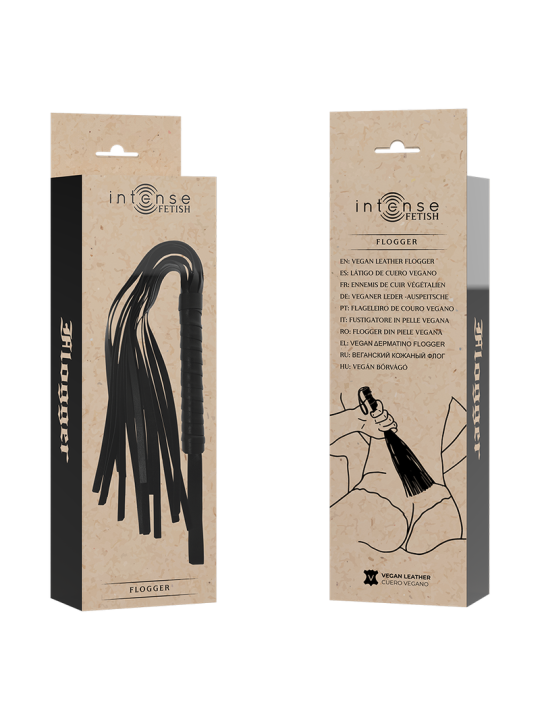 INTENSE - FETISH LÁTIGO DE CUERO VEGANO