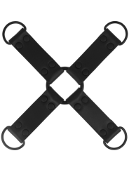 INTENSE - FETISH ENGANCHE MÚLTIPLE PARA MANOS Y PIES DE CUERO VEGANO