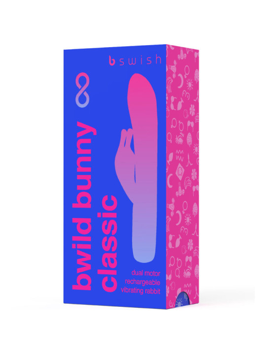 B SWISH - BWILD BUNNY INFINITE CLASSIC VIBRADOR RECARGABLE SILICONA AZUL
