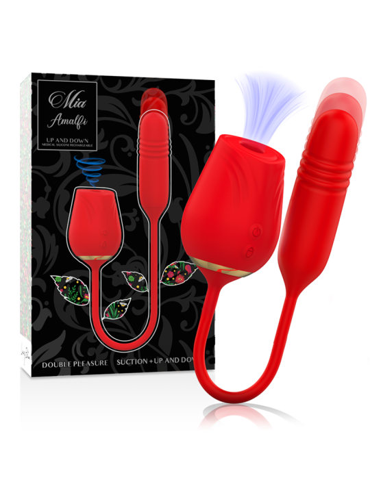 MIA - AMALFI DOBLE PLEASURE SUCCIONADOR + UP AND DOWN