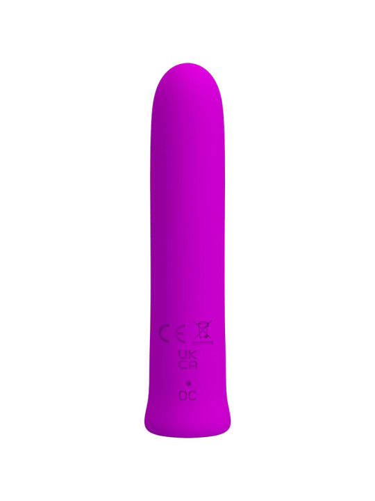 PRETTY LOVE - CURTIS MINI VIBRADOR SUPER POWER 12 VIBRACIONES SILICONA VIOLETA