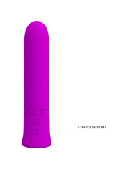PRETTY LOVE - CURTIS MINI VIBRADOR SUPER POWER 12 VIBRACIONES SILICONA VIOLETA