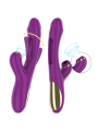 INTENSE - ATENEO VIBRADOR MULTIFUNCIÓN RECARGABLE 7 VIBRACIÓNES CON LENGUA OSCILANTE Y SUCCIONADOR MORADO