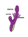 INTENSE - ATENEO VIBRADOR MULTIFUNCIÓN RECARGABLE 7 VIBRACIÓNES CON LENGUA OSCILANTE Y SUCCIONADOR MORADO