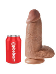 KING COCK - PENE REALÍSTICO CHUBBY 23 CM CARAMELO