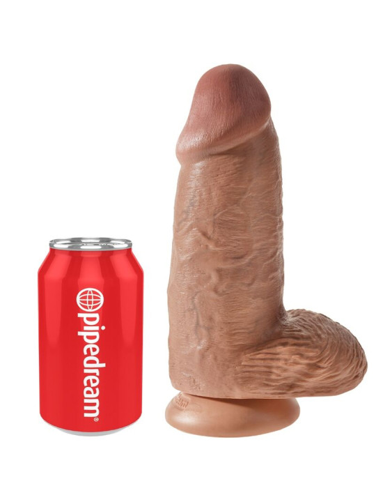 KING COCK - PENE REALÍSTICO CHUBBY 23 CM CARAMELO