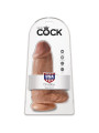 KING COCK - PENE REALÍSTICO CHUBBY 23 CM CARAMELO