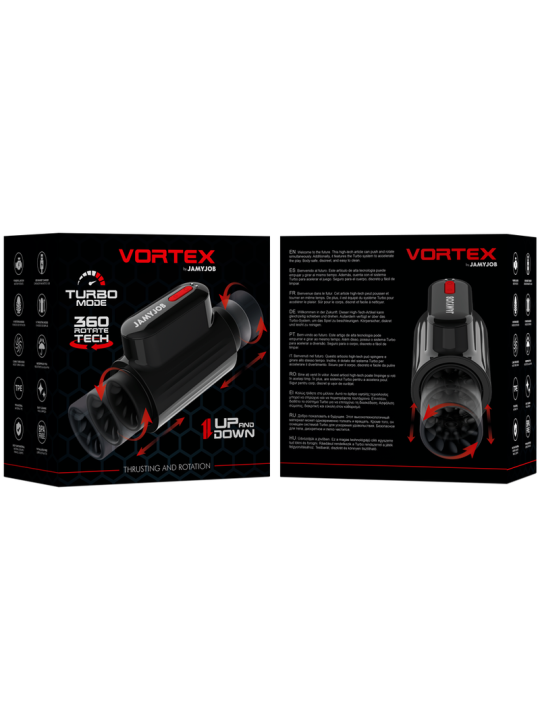 Jamyjob Vortex: masturbador automático con empuje y giro