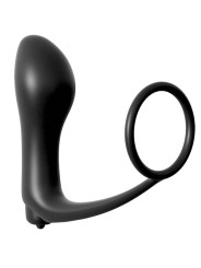 VIBRADOR CON PLUG ANAL Y ESTIMULACIÓN PROSTÁTICA