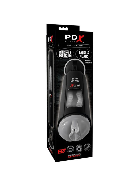 PDX ELITE - MASTURBADOR STROKER ULTIMATE MILKER VAGINA CON VOZ
