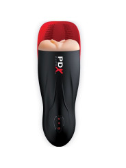 PDX ELITE - MASTURBADOR STROKER FUCK-O-MATIC VAGINA DOBLE VIBRACIÓN PENE & TESTÍCULOS