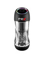 PDX ELITE - MASTURBADOR STROKER VIEWTUBE PRO VIBRADOR TRANSPARENTE