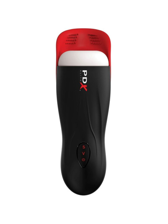 PDX ELITE - MASTURBADOR STROKER FAP-O-MATIC PRO CON BASE PARA TESTÍCULOS