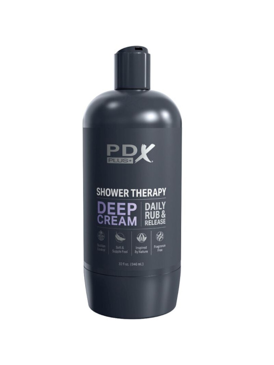 PDX PLUS - MASTURBADOR STROKER DISEÑO DISCRETO DE BOTE CHAMPU DEEP CREAM