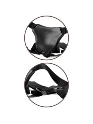 KING COCK - ELITE KIT ARNES AJUSTABLE DELUXE ANILLO CON TESTICULOS & DILDO 20.3 CM