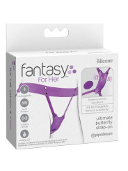 FANTASY FOR HER - ARNES MARIPOSA VIBRADOR, RECARGABLE & CONTROL REMOTO VIOLETA