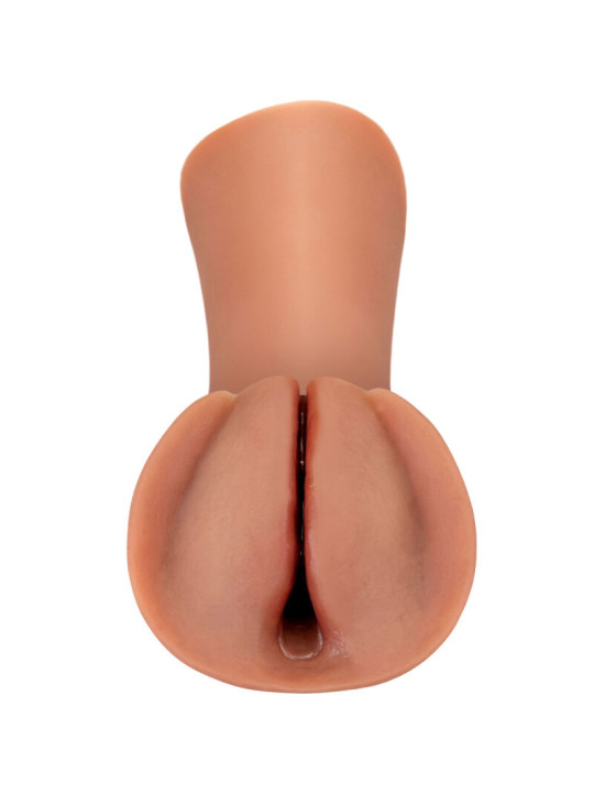 FETISH FANTASY EXTREME - MASTURBADOR MASCULINO SILICONA SLIPPERY SLIT CARAMELO