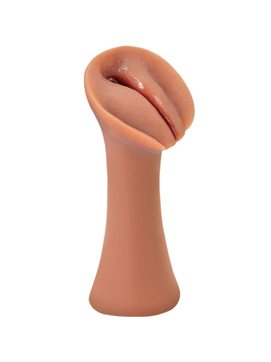 FETISH FANTASY EXTREME - MASTURBADOR MASCULINO SILICONA SLIPPERY SLIT CARAMELO