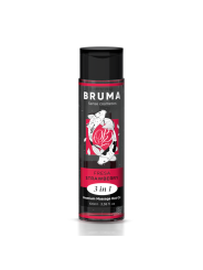 BRUMA - ACEITE DE MASAJE PREMIUM EFECTO CALOR SABOR FRESA 3 EN 1 - 100 ML