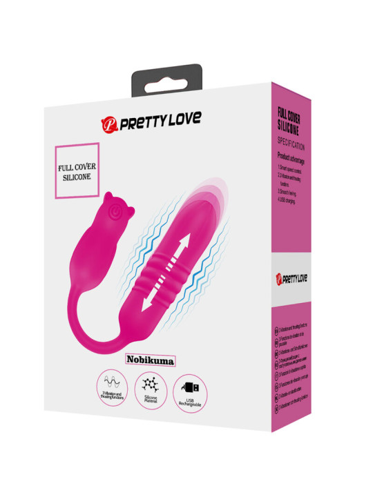 PRETTY LOVE - NOBIKUMA BALA VIBRADORA DE SILICONA ROSA