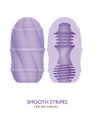 PRETTY LOVE - HUEVO MASTURBADOR SMOOTH STRIPES CUPID