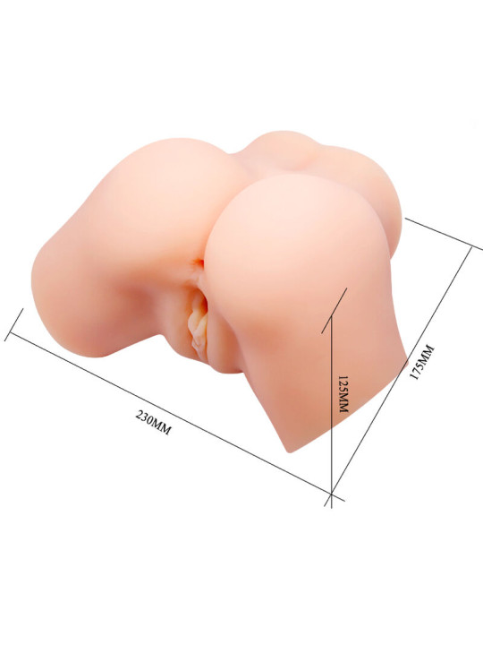 CRAZY BULL - VAGINA Y ANO REALÍSTICOS VIBRADOR SAMANTHA