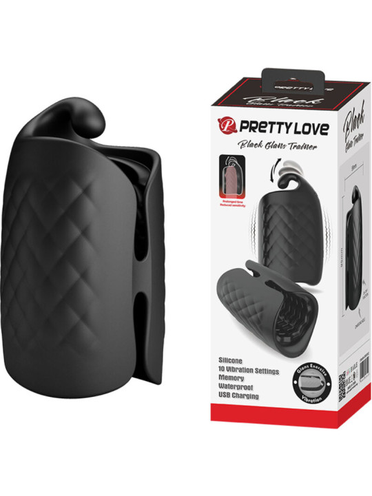 PRETTY LOVE - MASTURBADOR MANUAL PARA GLANDE VIBRADOR RECARGABLE