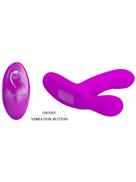PRETTY LOVE - GERI MASAJEADOR CLITORIS CONTROL REMOTO ROSA