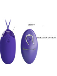 PRETTY LOVE - BERGER YOUTH HUEVO VIBRADOR CONTROL REMOTO VIOLETA