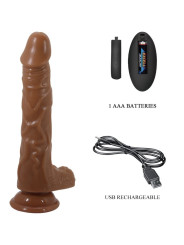 BAILE - BODACH VIBRADOR REALISTA CON VENTOSA CONTROL REMOTO