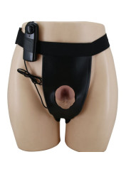 PRETTY LOVE - HARNESS BRIEFS CON VIBRACIÓN DILDO INCLUIDO